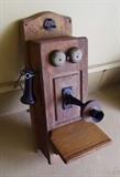 1890 Oak Wall Phone - It still Rings