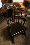 Childs Hitchcock rocking chair