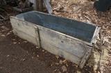 Zinc horse trough 