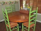 Antique Oak Table and 6 Chairs