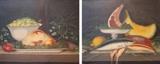 Lot 1: 19thc. French School, En Bretagne, Pair Still lifes