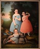 Lot 88:  American Provincial Portrait c. 1840 