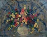 Lot 129:  Dorthea Litzinger (1889-1921) Floral Still Life 