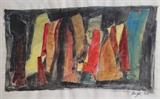 Lot 155:  Kenneth Marcus Hugh (American 1916-2011) Abstract 1 