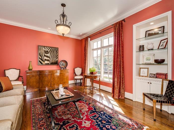 Select pieces including Francesco Molon side board and coffee table. Select artwork and artisan pieces.