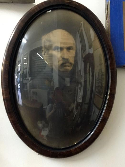 Victorian oval framed photo