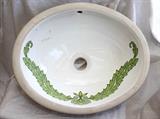 Hand painted sink