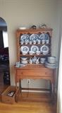 China hutch, blue willow