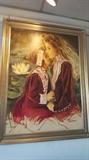 Beautiful Original Art by Armando Sanchez of San Antonio this painting is called Mother and Child