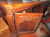 Stunning Office Desk, Credenza, and File Cabinet