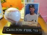Carlton Fisk Autographed Baseball