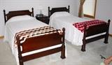 Vintage 4-Post Twin Beds