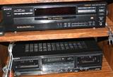  Sony 5-Disk Ex-Change System & Sony Stereo Cassette Deck Tc-W600
