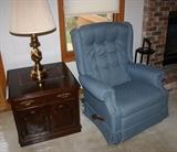 La-Z-Boy Rocker Recliner & Ethan Allen End Table