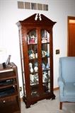 Solid Cherry By American Of Martinsville Curio Cabinet