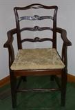 Antique Ladder Back Chippendale Chair