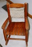 Childrens Wooden Rocking Chair