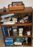 Book Shelf W/ Office Supplies