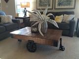 Poplar Estate Industrial Cocktail Cart