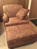 Chair and ottoman