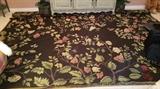 Floral Flat weave carpet