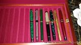 selection of pens