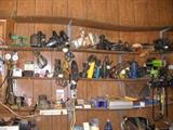 power hand tools sanders, drills, saws etc.