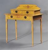 Sheraton Dressing Table with original paint decoration  BID ON-LINE: www.fairfieldauction.com