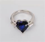 4 Carat Sapphire Ring with GIA certificate  BID ON-LINE: www.fairfieldauction.com