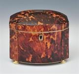 Regency Tortoiseshell Tea Caddy  BID ON-LINE: www.fairfieldauction.com