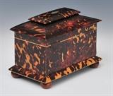 Regency Tortoiseshell Tea Caddy  BID ON-LINE: www.fairfieldauction.com