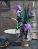 Florence Julia Bach, Still Life with Tulips
20" x 16" oil on board
signed lower right and dated 1930, BID ON-LINE: www.fairfieldauction.com