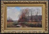 William Merritt Post
Indian Summer, 22" x 36" oil on canvas  BID ON-LINE: www.fairfieldauction.com