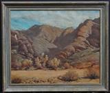 Lot 161: Clyde Scott, Across The Wash, 25" x 30" oil on canvas, signed lower left, BID ON-LINE: www.fairfieldauction.com