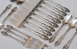 Lot 221: Gorham Sterling Silver Flatware Service
La Scala pattern. service for 12, 105 pieces total BID ON-LINE: www.fairfieldauction.com
