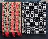 Lot 275: Pair of Jacquard Coverlets, mid-19th century, BID ON-LINE: www.fairfieldauction.com