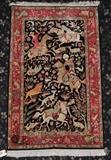Lot 254: Qum Carpet, 3' 4" x 5' 5" silk, BID ON-LINE: www.fairfieldauction.com