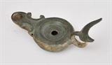 Lot 304: Roman bronze lamp BID ON-LINE: www.fairfieldauction.com