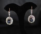 Sapphire earrings, from over 60 lots estate jewelry, BID ON-LINE: www.fairfieldauction.com