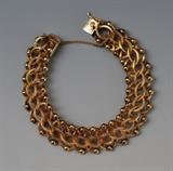 Lot 47: 14k Gold Bracelet, BID ON-LINE: www.fairfieldauction.com