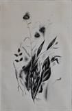 Lot 135: Yasuo Kuniyoshi, Spring Plants
20" x 13" (sight) ink with color on paper, signed and dated 1924,  BID ON-LINE: www.fairfieldauction.com
