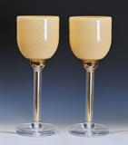 Lot 19: Pair of Lucite Modernist Table Lamps
with Murano glass shades,  BID ON-LINE: www.fairfieldauction.com