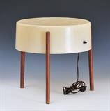 Lot 25: Bill Lam Fiberglass Light Table
with tripod base, circa 1965, BID ON-LINE: www.fairfieldauction.com