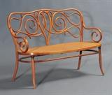 lot 17:  early Thonet settee