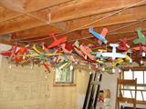 LOOK AT ALL OF THE HANDMADE WOOD AIRPLANES...GREAT !!