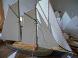 HANDMADE WOOD SAILBOATS