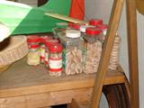 Wood model parts