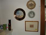 Numbered etching, collectible plates...