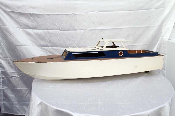 Antique model boat