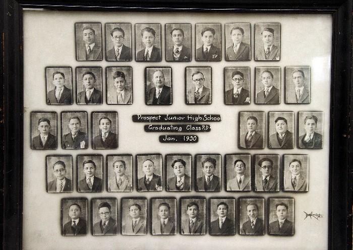 1930's class photo. I love this. You might have to fight me for it. 